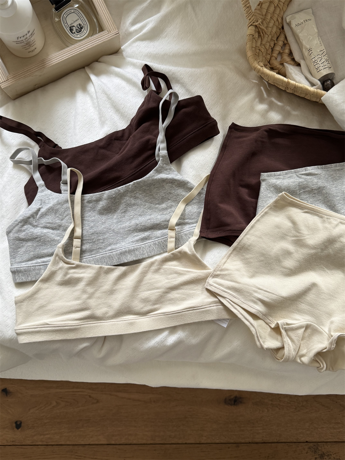 Vintage Cotton Sport Bra Set W - Cotton Bra Everyday incelemesi ve fiyatı