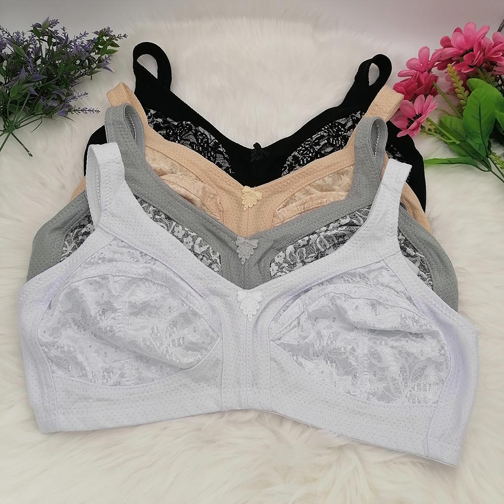 Women's Bra Large Cup C D E F  - Cotton Bra Everyday incelemesi ve fiyatı