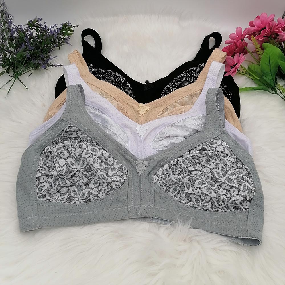 Women's Bra Large Cup C D E F  - Cotton Bra Everyday incelemesi ve fiyatı