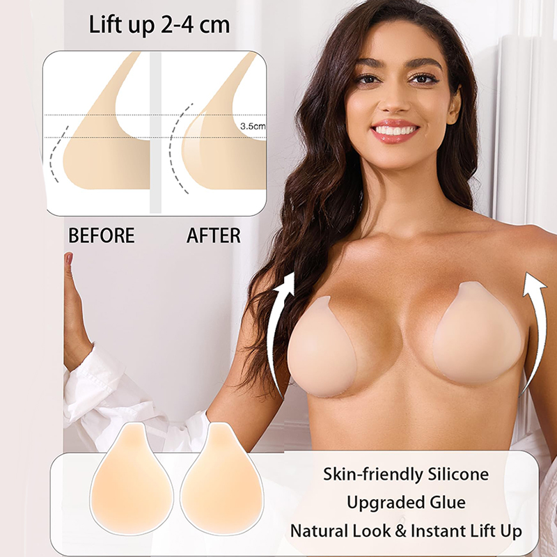 1/2 Pairs Women Sticky Bra Pus - Backless Bra Sticky incelemesi ve fiyatı