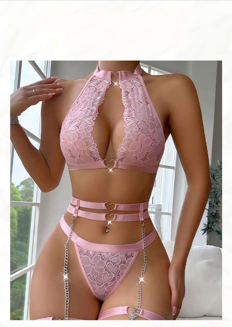 Sexy Lingerie Set Push Up Lace - Lace Bralette Set incelemesi ve fiyatı
