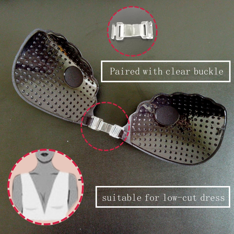 Lace Invisible Bra Backless St - Push Up Bra Silicone incelemesi ve fiyatı