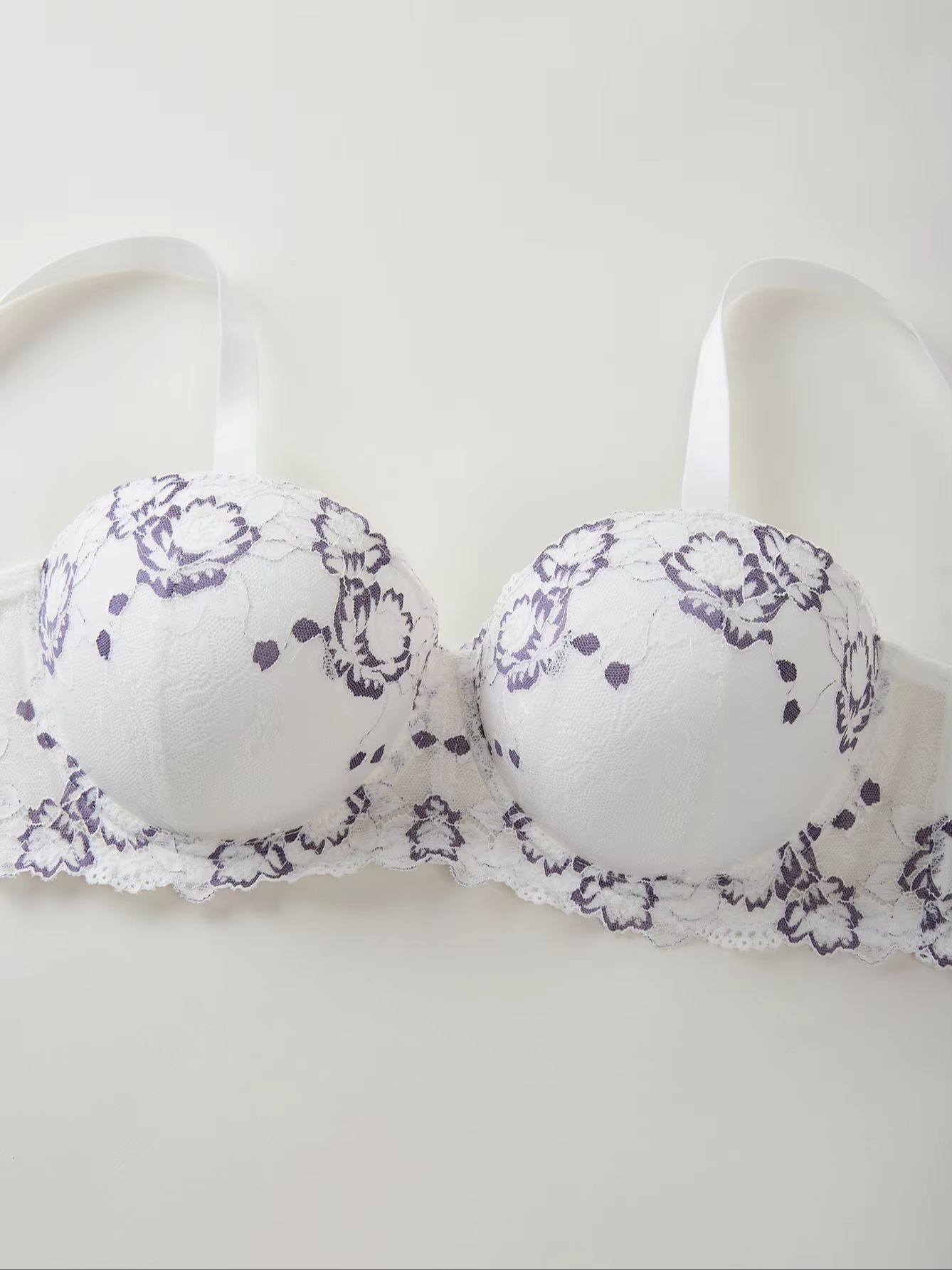 Plus Size Lace & Embroidery Wo - Underwire Bra Padded incelemesi ve fiyatı