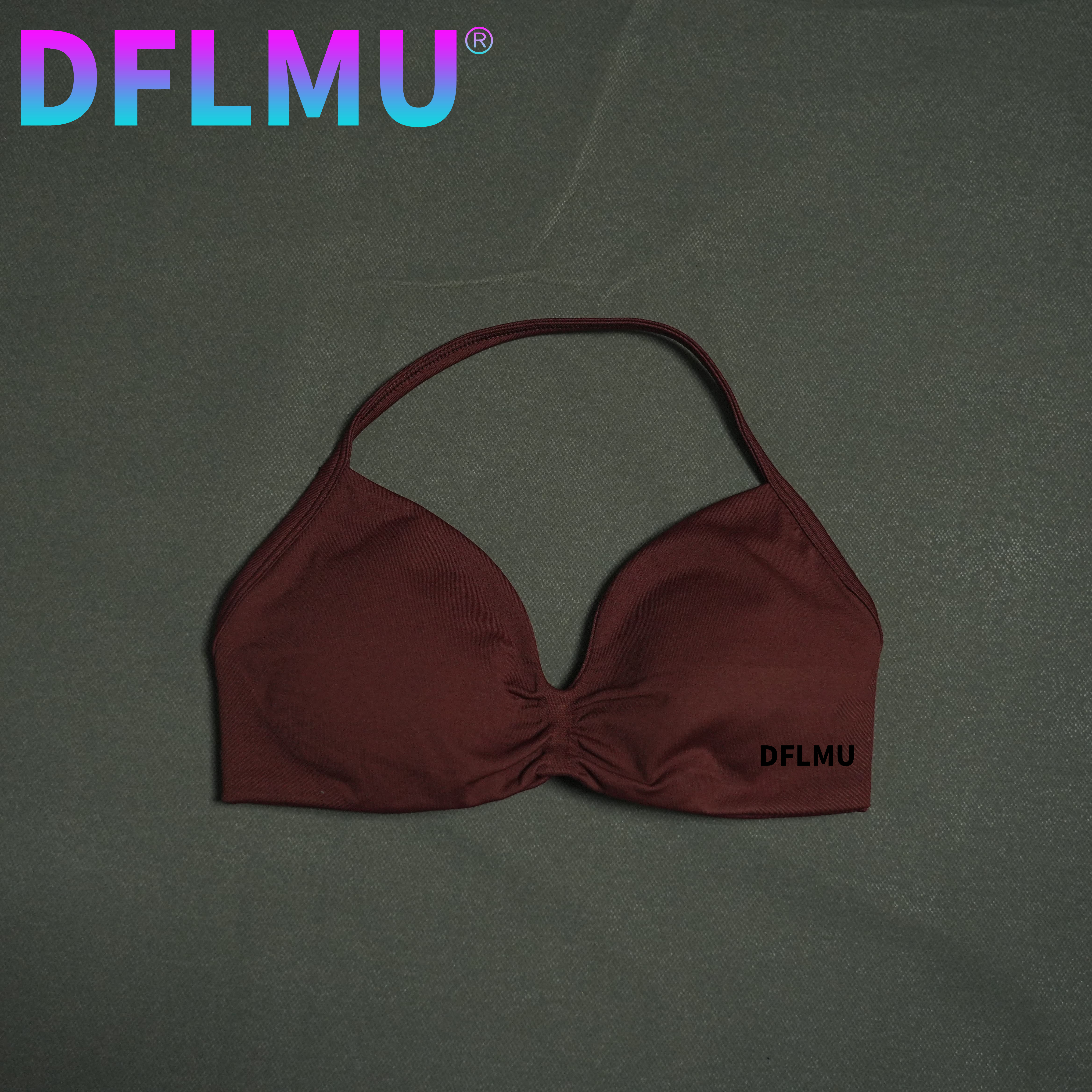 DFLMU Women Halter Sports Bra  - Underwire Bra Padded incelemesi ve fiyatı