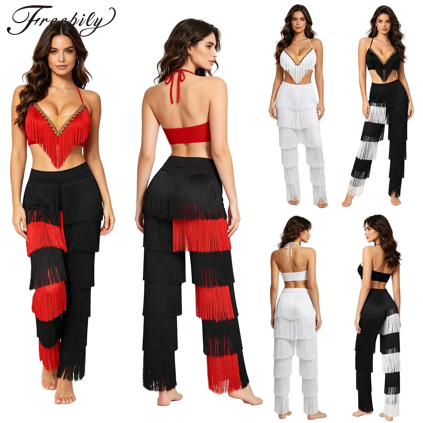 Women 2pcs Tassel Latin Dance  - Lace Bralette Set incelemesi ve fiyatı