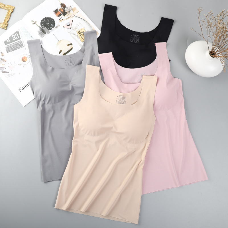 Ice Silk Wireless Push Up Tank - T Shirt Bra Seamless incelemesi ve fiyatı