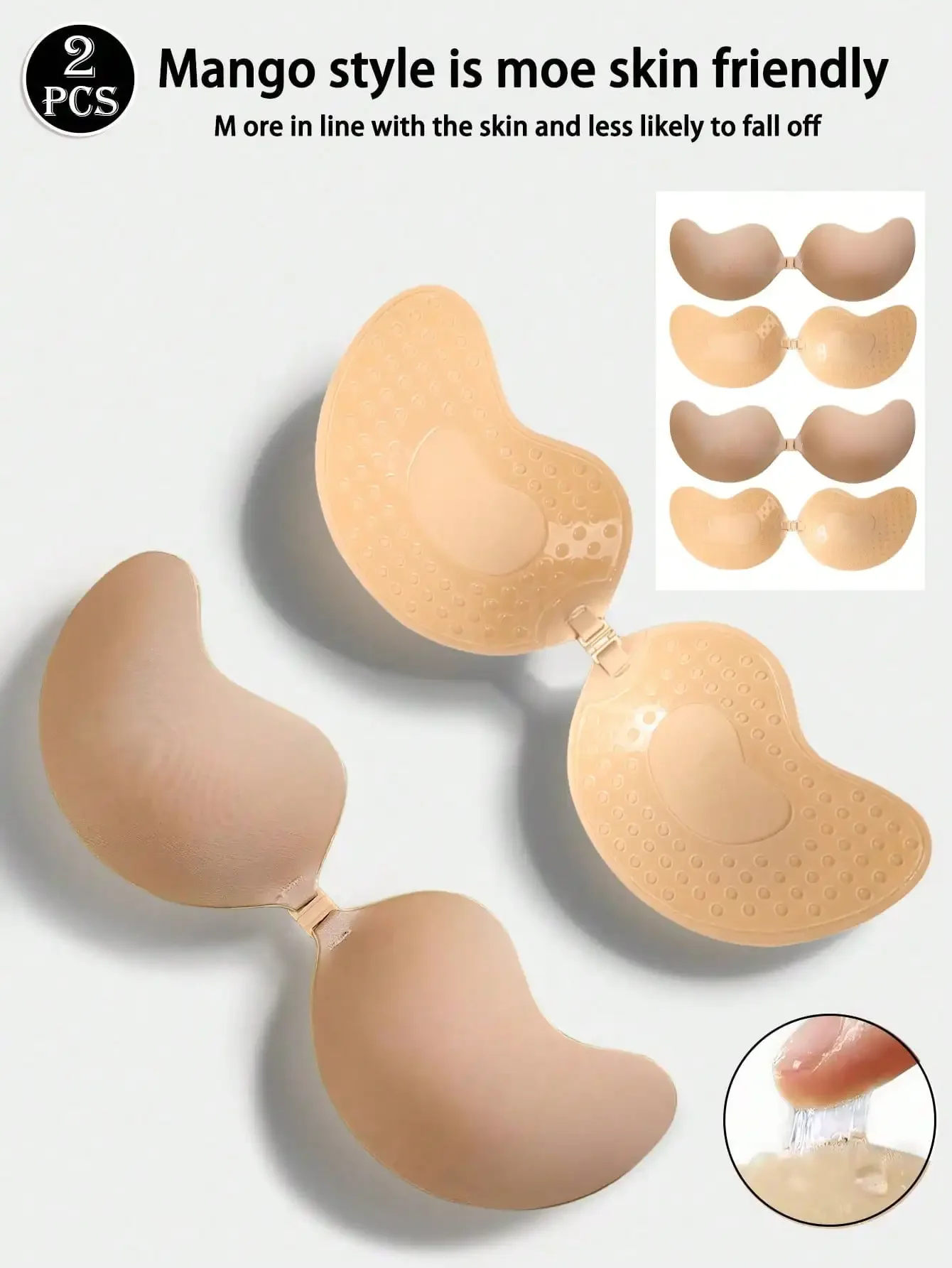 4pcs/Set (2 Black + 2 Nude) St - Strapless Bra Adhesive incelemesi ve fiyatı