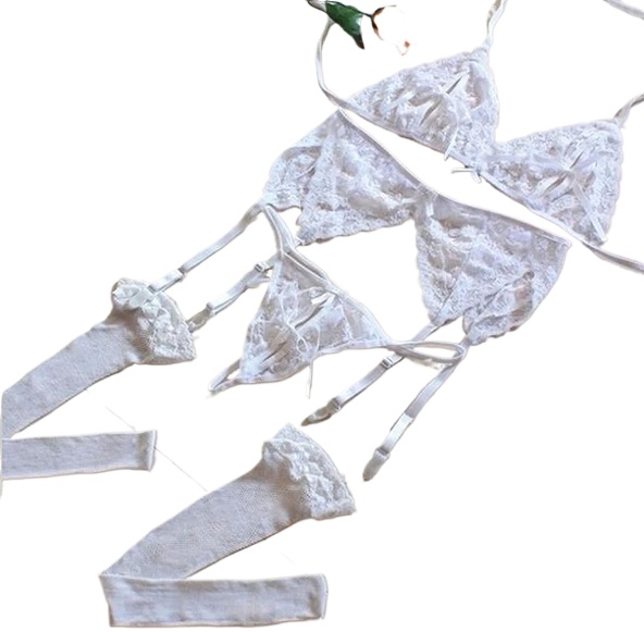 Lace Women Lingerie Set 4 Pcs  - Lace Bralette Set incelemesi ve fiyatı