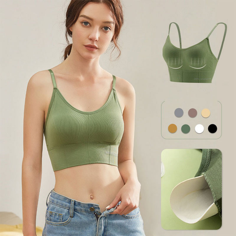 1PCS Adjustable Sports Bra wit - T Shirt Bra Seamless incelemesi ve fiyatı